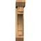 Ekena Millwork Merced Slat Smooth Bracket w/ Offset Brace, Western Red Cedar, 5 1/2"W x 26"D x 26"H BKT0604X26X26MRC06SWR - alternate 3